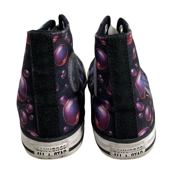 Converse Chuck Taylor All Star Hi Lace Up Sneakers Black w/ Bubbles Youth SZ 3 - Picture 3 of 7